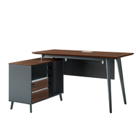 Table électrique Offre Spéciale One Dest avec tiroir latéral Verre de bureau