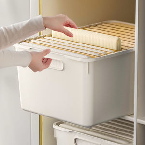 Caja de Almacenamiento Plegable Rectangular de Plástico, Ecológica, Multifuncional, para Ropa y Hogar, Organizador Moderno, en Oferta - Product Image 5