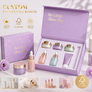 Sophisticated Wholesale Custom Cosmetic Skincare Packaging Gift Set <b>Box</b> Fsc Certified Rigid Magnetic <b>Paper</b> <b>Box</b> With Eva - Product Image 2