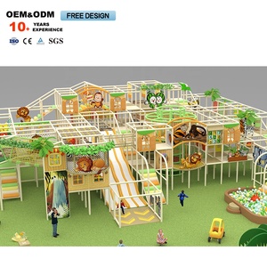 High Quality Macaron-Color <b>Indoor</b> Commercial Children's Adventure Playground Equipment Plastic <b>Slide</b> for Shopping Mall Use - Product Image 3