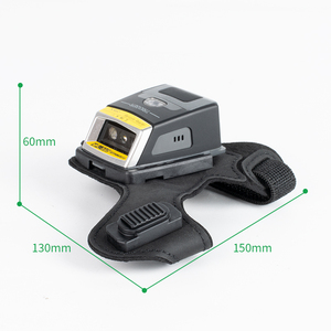 Effon PS02 1D 2D <span class=keywords><strong>Mini</strong></span> scanner à gants sans fil Lecteur de codes industriels portable Scanner de codes à barres portable pour entrepôt <span class=keywords><strong>d</strong></span>'inventaire - Product Image 2