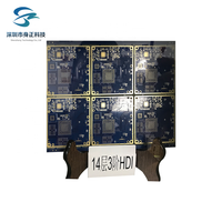 Carte de circuit imprimé FR4 nue personnalisée avec traitement de surface en or par immersion