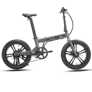 ANLOCHI-bicicleta eléctrica plegable con neumático ancho, 2022 W, Shimano, 7 velocidades, 350