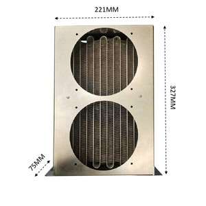 Récupérateur de chaleur en aluminium 3003 Mche avec ventilateur et noyau brasé haute température pour système de chauffage centralisé - Product Image 1