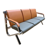 Chaise d'attente d'aéroport au design moderne de haute qualité pour cliniques, banques, bureaux et salles d'attente d'hôpitaux, banc et canapé publics