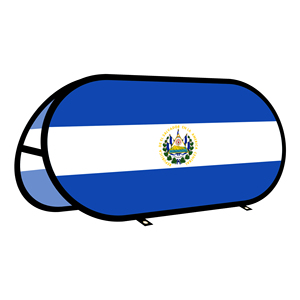 Banner Publicitario Ovalado de El Salvador, Tela Tejida Warp-knit para Publicidad Exterior, Carpa para Exteriores - Product Image 1