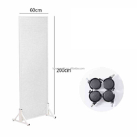 Panneau perforé en métal double face à roues mobiles personnalisées, outils de magasin de détail de supermarché, chaussettes à collation, présentoir de pièces mobiles