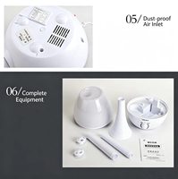 Humidificateur d'air ultrasonique électrique sur pied, diffuseur de brume en plastique pour la maison, la chambre, le bureau, la voiture et l'extérieur