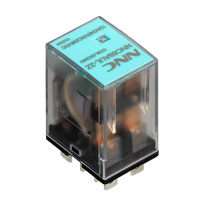 Relais de contrôle industriel NNC anti-poussière série NNC68AF/AS/AUL/AFL, alimentation AC/DC 12A, contacts en alliage d'argent, couvercle transparent