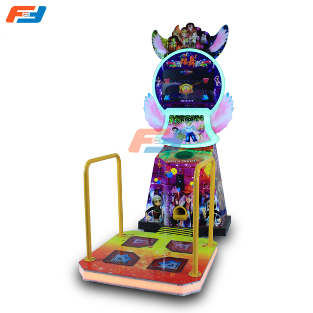 Coin Operated Kids Dance Arcade Machine Rhythm Step Dancing Game