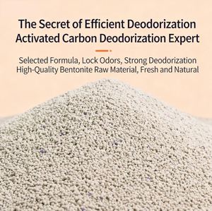 2026 <b>Top</b> Selling High-quality Fast Agglomeration Lock the Odor Bentonite Sand <b>Cat</b> Litter Clumping Sodium Bentonite <b>Cat</b> Litter - Product Image 2