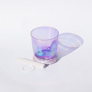 Sky Iron Tibetan Singing <b>Bowl</b> Purple Rainbow Transparent Alchemy <b>Crystal</b> Singing <b>Bowl</b> Musical <b>Bowl</b> for Body Purification - Product Image 1