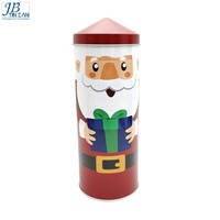 Boîte ronde de Noël pour boîte de conserve Biscuit Gif