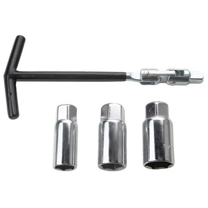 T-type Spark Plug Wrench <strong>Socket</strong> 16mm <strong>18mm</strong> 21mm Joint Spark Plug Spanner <strong>Socket</strong> Wrench Remover Installer Vehicle Tools T-Key - Product Image 2