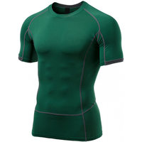 Rashguard de compression MMA BJJ personnalisé avec impression par transfert thermique, design OEM, écologique, respirant, pour homme, UPF50+, séchage rapide, devant