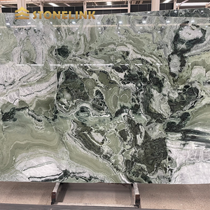 Marbre vert Raggio Verde du Brésil, marbre persan de luxe, marbre jade, comptoir, fond de comptoir, carrelage de sol - Product Image 2