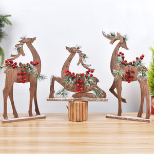 Adornos navideños Buzón de madera Buzón <span class=keywords><strong>Adorno</strong></span> de <span class=keywords><strong>farola</strong></span> <span class=keywords><strong>Adorno</strong></span> de decoración navideña - Product Image 5