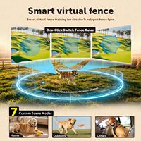 Collier de suivi GPS 4G sans fil pour chien, étanche, avec positionnement multi-satellites, zone virtuelle sécurisée/interdite et entraînement progressif