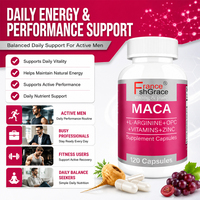 Complément alimentaire personnalisé à base d'extrait de Maca Shecome avec vitamines pour soutenir la santé des adultes, capsules de Maca, pilules pour l'agrandissement du pénis