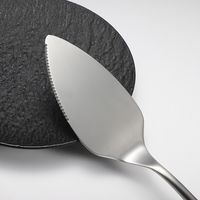 Couverts de restaurant pour mariage Buffet Ensemble d'ustensiles de service en acier inoxydable or mat