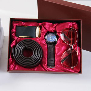 Cadeaux d'affaires promotionnels pour entreprises : portefeuille homme, ceinture, lunettes de soleil anti-UV, montre, <span class=keywords><strong>coffret</strong></span> cadeau, souvenir Fête <span class=keywords><strong>des</strong></span> Pères - Product Image 4