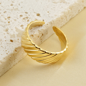 ZOGXIN Fashion <b>Cuff</b> <b>Bracelet</b> Gold <b>Silver</b> Color Geometric Design Adjustable Unisex Jewelry - Product Image 3