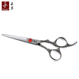 FL-630A 왼손 코발트 얇은 가위 이발사 가위 CNC CHENG YONHE - Product Image 3