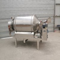 Mélangeur à tambour commercial pour usine alimentaire, mélange de grains de café, d'épices et de fruits lyophilisés, acier inoxydable 304