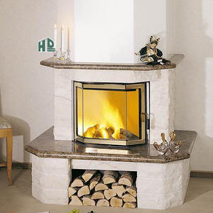 Caminetto a Parete in Marmo <span class=keywords><strong>di</strong></span> Alta Qualità, Stile Moderno, Decorativo con Effetto Fiamma per Uso Interno in Soggiorno - Product Image 5