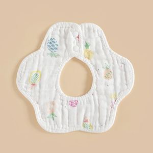 100% Cotton <b>Feeding</b> Scarf Bids for Baby 6-layer <b>Bibs</b> Newborn Baby Cotton Gauze Saliva Towel Muslin <b>Bibs</b> - Product Image 6
