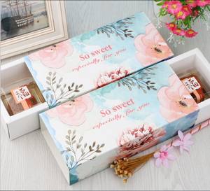 ขายส่งที่กำหนดเอง350กรัม Macarons อาหารขนมกล่องกระดาษกล่องของขวัญกล่องบรรจุภัณฑ์ที่มีถุงสิริ - Product Image 3