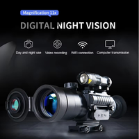 HONDIGI Teropong Penglihatan Malam Digital Pengamatan Siang/Malam Perekaman Video 1080P WiFi Lensa Objektif 50mm Perbesaran 3.7-11X OEM ODM
