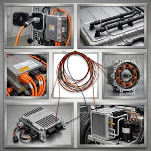 Arnés de cableado automotriz para chasis y carrocería, de larga longitud, con múltiples ramificaciones, funda trenzada, personalizado, OEM 12V 24V - Product Image 6
