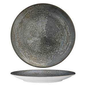 Crater Flat Plate Ø 30 cm New Bone China Digital Print Gural - Product Image 1