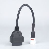 Câble adaptateur OBD pour moto à 4 broches, faisceau de câblage de diagnostic pour moto à 4 broches pour la lecture des codes de panne