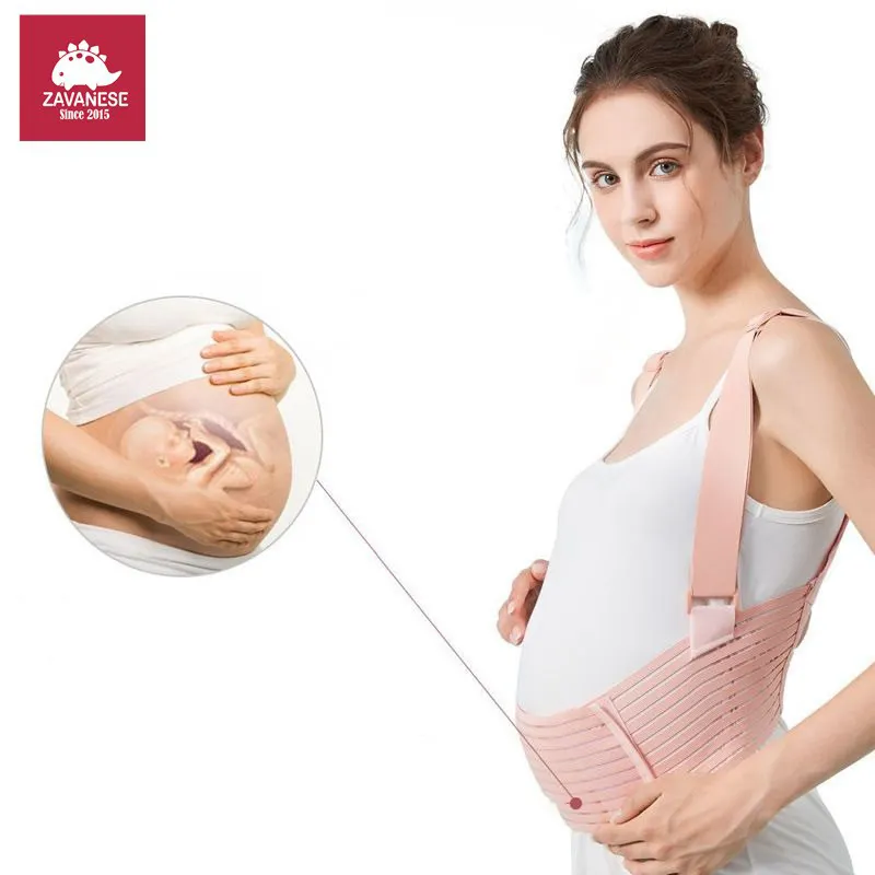Meilleure vente d'usine de vêtements de maternité bande de ventre de grossesse, ceinture de soutien de maternité, orthèse dorsale de grossesse