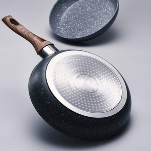 Mini Aluminum Non-Stick Round Fry <b>Pan</b> with Serrated Turner Eco-Friendly Camping Cookware for Outdoor Use - Product Image 4