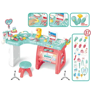ילדים אחרים פונקצית סימולציה קטן מרפאת שולחן להעמיד פנים לשחק בית רופא רפואי סטי צעצועים