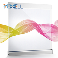 Pantalla de película LED transparente flexible P5 para pantallas Publicidad Video Walls Señalización digital Uso de medios versátiles