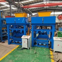 Machine de fabrication de blocs de béton industriels directement de l'usine, ensemble complet professionnel pour la fabrication de blocs de béton, modèle QT4-40C