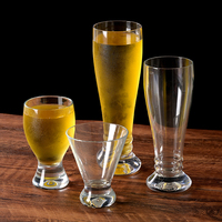 Verre à bière incassable en acrylique, gobelet PC pour boissons, tasse épaisse transparente pour boissons froides, résistante à la chaleur pour hôtel, bar, restaurant