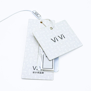 Custom Embossed Hang <strong>Tags</strong> with Colored Paper Design Luxury Textured <strong>Material</strong> for Garment Industry and Fashion Accessories - Product Image 1