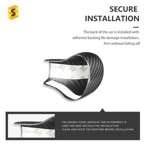 OEM ODM-controlador de mano izquierda de fibra de carbono, perilla de cambio de velocidad Real, cubierta de pegatina embellecedora para <span class=keywords><strong>Audi</strong></span> A4, A5, A6, A7, Q5, <span class=keywords><strong>Q7</strong></span>, S6, S7 - Product Image 6