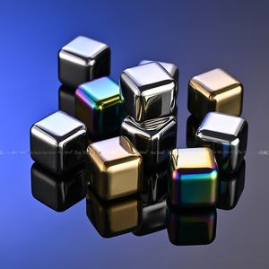 304 acier inoxydable surgelé vin whisky bloc de glace carré pierre à vin glacé pour usage domestique pour <span class=keywords><strong>Amazon</strong></span> Offre Spéciale - Product Image 4