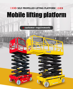 Penjualan istimewa dapat disesuaikan 4m 6m 8 m-14 m gunting Platform kerja udara mengangkat meja kerja yang ditinggikan - Product Image 2