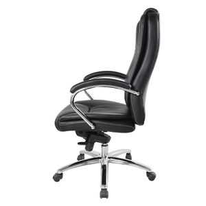 High Quality <b>Black</b> Soft Headrest PU Leather Ergonomic Swivel Tilt Height Adjustable Executive Boss Office <b>Chair</b> - Product Image 5