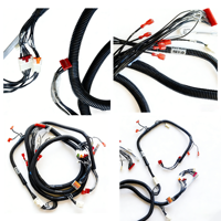 Kabel Adaptor Konektor Harness Kelistrikan Sepeda Motor Tembaga Berlapis Timah Khusus dengan Selubung PVC 240V/110V Berperingkat 2*0.5mm untuk