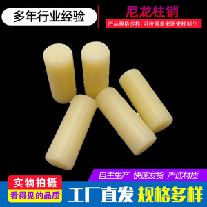 Nylon <b>Pin</b> Cylindrical Beige Plastic General Use Multiple Sizes - Product Image 5