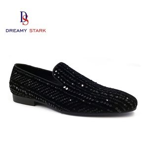 Chaussures habillées pour hommes de haute qualité, logo personnalisé, marque originale, confortables, à enfiler, faites à la main, nouvelle collection printemps, design en cuir et daim Oxford - Product Image 1