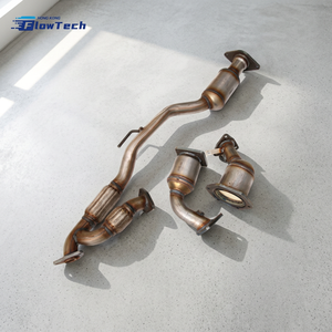 Colector de escape de acero inoxidable 304 para Infiniti QX60 JX35 y Nissan Pathfinder 3.5L V6 VQ35DE, doblado con mandril, de fijación directa. - Product Image 4